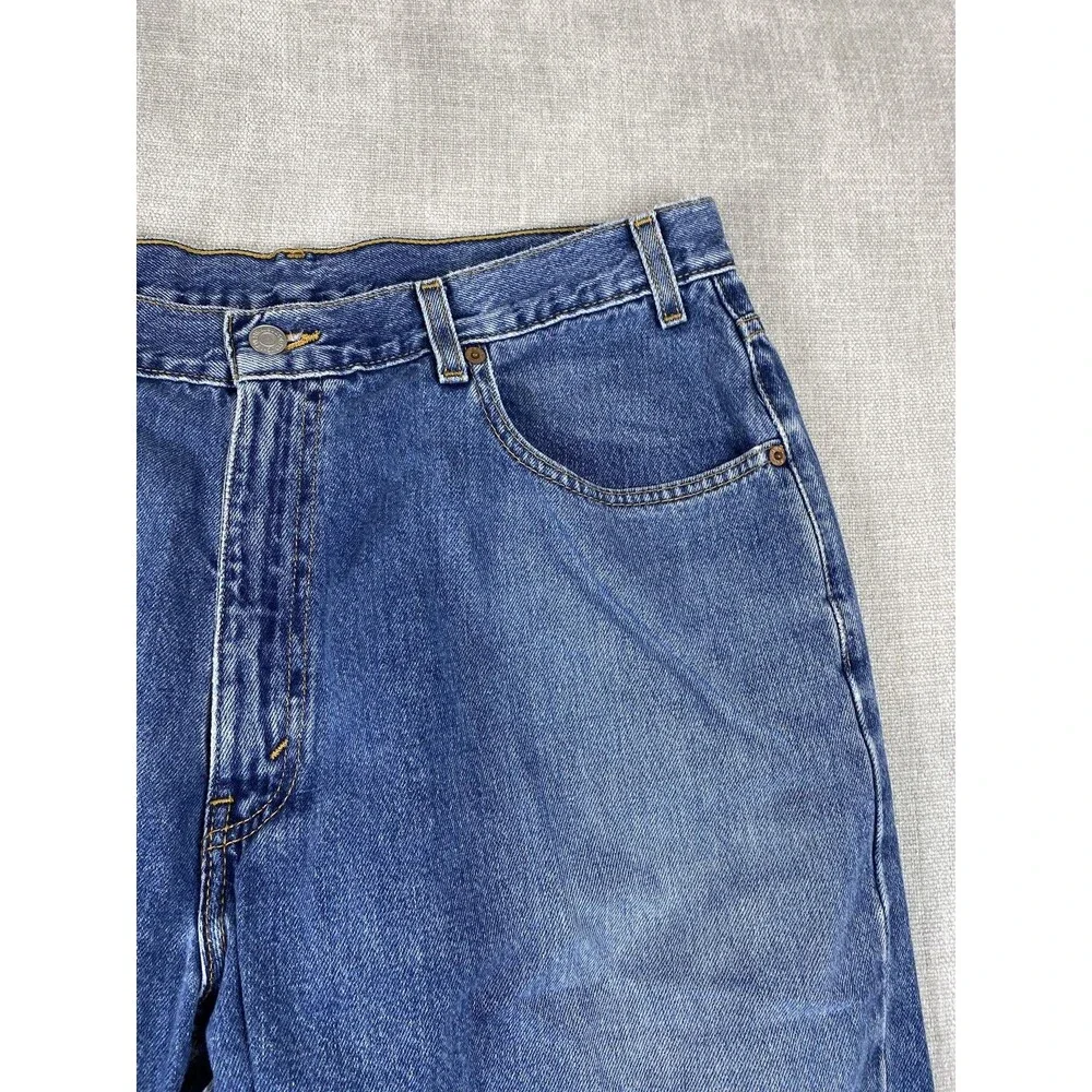 VTG Levis 569 Jeans Mens 34x28 Tag 36x30 Blue Denim Loose Straight Relaxed Baggy